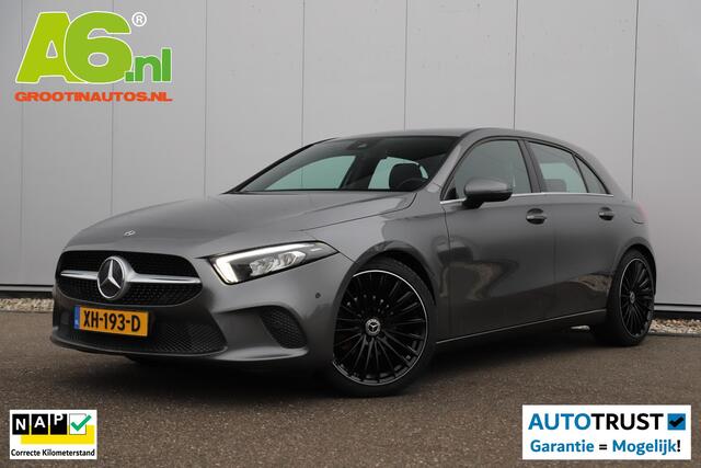 Mercedes-Benz A-KLASSE 180 d Business Solution Limited Automaat Half Leder Full LED Sportstoelen Widescreen Carplay Android Navigatie Achteruitrijcamera Clima Cruise 19 inch AMG Look Velgen Nieuwe Banden! Stoelverwarming