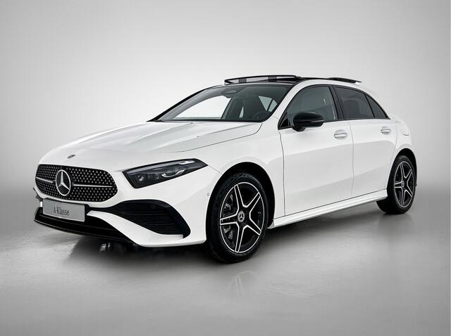 Mercedes-Benz A-KLASSE 250 e Business Solution AMG | Nightpakket | Panoramaschuifdak | Multibeam LED | Stoelverwarming voor | Smartphone Integratie | Sfeerverlichting | KEYLESS GO |