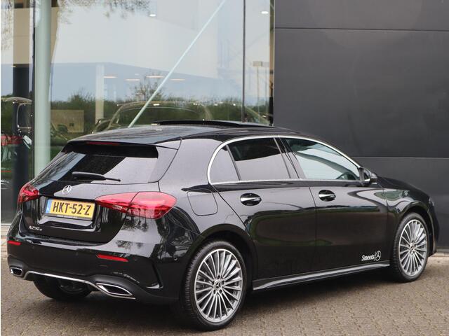 Mercedes-Benz A-KLASSE 250 e Star Edition AMG Line | Panoramadak | Multispaak | LED | Burmester | Camera | LED | Automaat