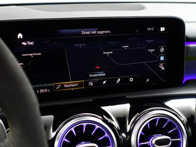 Mercedes-Benz A-KLASSE 250 AMG Premium Plus Aut- Sport uitlaat, Panoramadak, Sfeerverlichting, Aero Package, Yellow Art