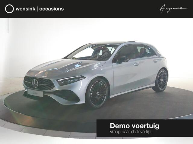Mercedes-Benz A-KLASSE 180 Business Solution AMG | AMG Line Plus | Nightpakket | Panoramadak | Head-up display | Stoelverwarming | 360° camera | Dodehoek assistent |