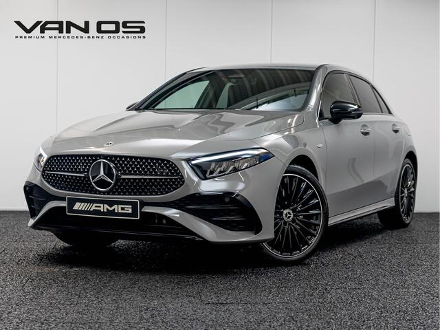 Mercedes-Benz A-KLASSE 250 e AMG Line | Night | Alpine Grijs | Keyless-Go | Trekhaak | Verwarmd stuurwiel
