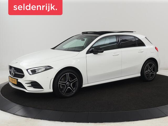 Mercedes-Benz A-KLASSE 250e AMG | Panoramadak | Stoelverwarming | Carplay | Leder/Alcantara | Camera | Sfeerverlichting | Navigatie | Park Assist | Climate control | Full LED | PHEV | Plug In
