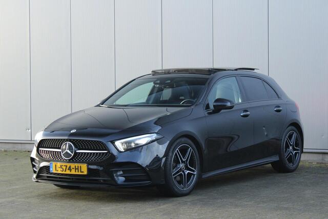 Mercedes-Benz A-KLASSE 180 Business Solution AMG | NAP! | Widescreen | Night Package | Panorama dak | Navigatie | Camera