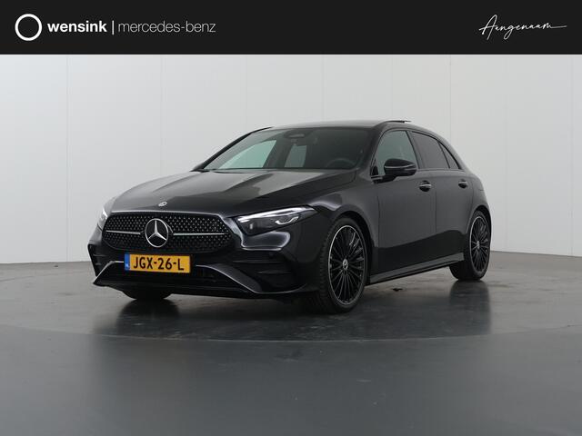Mercedes-Benz A-KLASSE 180 Business Solution AMG | Panoramaschuifdak | Premium Plus | Nightpakket | 19"Multispaak AMG velgen | Stoelverwarming | 360° camera | Head-up display |