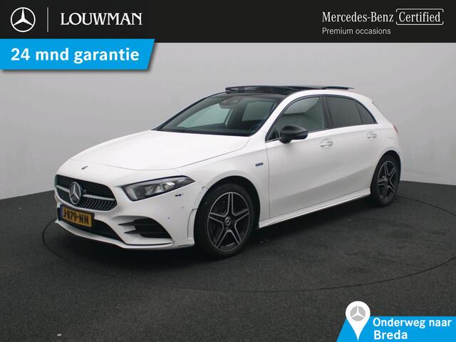 Mercedes-Benz A-KLASSE 250 e Business Solution AMG Limited AMG Line | Night Pakket | Panorama Schuif-Kanteldak | Sfeerverlichting. Inclusief 24 maanden Mercedes-Benz Certified garantie voor Europa.