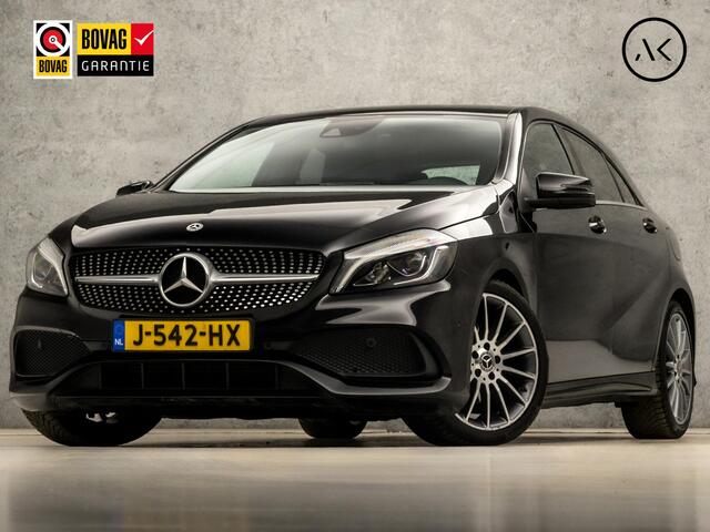 Mercedes-Benz A-KLASSE 180 AMG Sport Automaat (APPLE CARPLAY, GROOT NAVI, CAMERA, LEDER, STOELVERWARMING, SPORTSTOELEN, GETINT GLAS, KEYLESS START, NIEUWE APK, NIEUWSTAAT)
