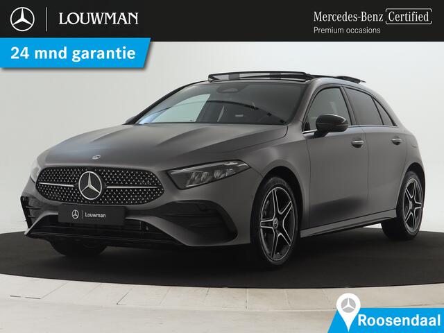 Mercedes-Benz A-KLASSE 250 e AMG NIghtpakket | Panoramadak | Distronic | Alarm | Dode Hoek Ass | Keyless Go | Sfeerverlichting | Inclusief 24 maanden Mercedes-Benz Certified garantie voor Europa |