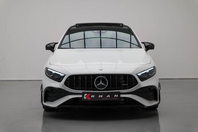 Mercedes-Benz A-KLASSE AMG 35 4MATIC |Bomvoll!|Pano|Kuipstoelen|360Camera|HUD|Memory|ACC|Dodehoek|