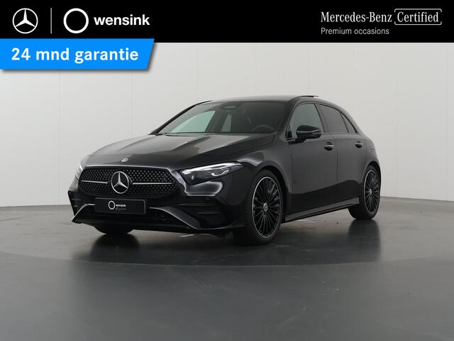 Mercedes-Benz A-KLASSE 180 Business Solution AMG | Panoramaschuifdak | Premium Plus | Head-Up | MULTIBEAM LED | Dodehoekassistent | 19 inch AMG-velgen |