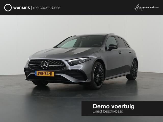 Mercedes-Benz A-KLASSE 250e Business Solution AMG | Panoramaschuifdak | Stoelverwarming | Achteruitrijcamera | MULTIBEAM LED | Nightpakket |