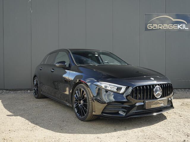 Mercedes-Benz A-KLASSE 180 Business Solution AMG Night pakket / Camera / AMG / LED / Panamericana Grille / 19'' LM velgen / Privacy glass / Stoel verw.