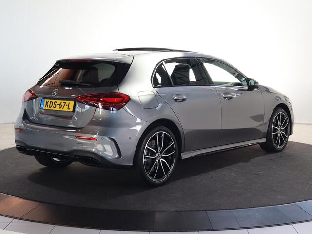 Mercedes-Benz A-KLASSE 250e Business Solution AMG | Night | AMG-line plus | Panoramadak | Head-up display | Memory stoelen | 360 camera | Sfeerverlichting | Multibeam LED |
