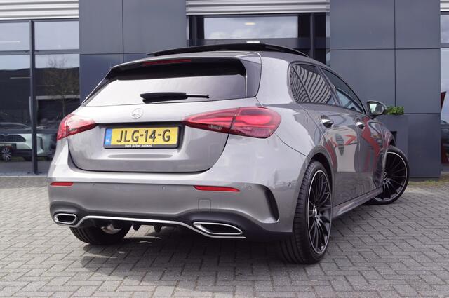 Mercedes-Benz A-KLASSE 200 AMG LINE / Panodak / Head-up/ Memory stoelen/ LED/Trekhaak afnb.