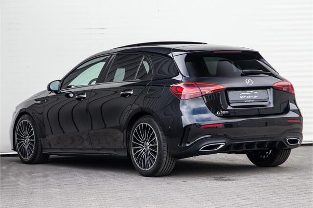 Mercedes-Benz A-KLASSE 180 AMG Nightpakket, Pano, Widescreen, Sfeerverlichting 19"