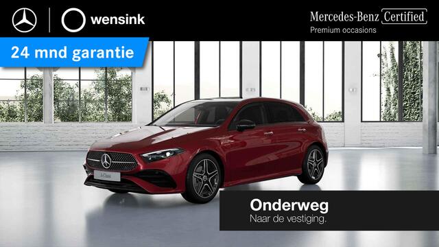 Mercedes-Benz A-KLASSE 180 Business Solution AMG | Night | Panoramadak | Multibeam | Widescreen | Achteruitrijcamera | Sfeerverlichting | Stoelverwarming |
