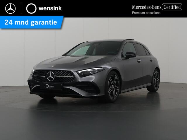 Mercedes-Benz A-KLASSE 180 Star Edition AMG Line | Night | Panoramadak | Sfeerverlichting | MULTIBEAM LED | Stoelverwarming | Sfeerverlichting |
