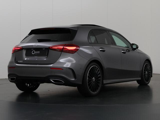 Mercedes-Benz A-KLASSE 180 Star Edition AMG Line | Achteruitrijcamera | Keyless go | Sfeerverlichting | Stoelverwarming | Panoramaschuifdak |