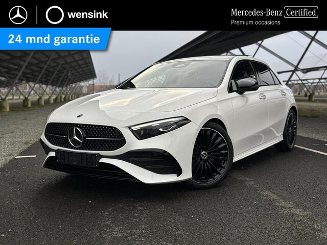 Mercedes-Benz A-KLASSE 180 Star Edition AMG Line | Night | Panoramadak | Multibeam verlichting | 19 Inch LM velgen | Sfeerverlichting |