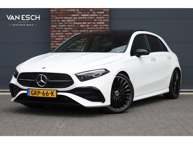 Mercedes-Benz A-KLASSE 250 4MATIC AMG Line | 224pk | Panoramadak | Memory | Burmester | Camera | Standkachel | Keyless Go | Apple Carplay | Nightpakket | Verwarmd Stuurwiel |