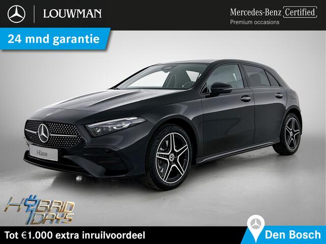 Mercedes-Benz A-KLASSE 250 e Business Solution AMG | Nightpakket | Smartphone-integratie | Panoramaschuifdak | Multibeam LED | Stoelverwarming voor |