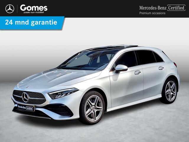 Mercedes-Benz A-KLASSE 250 e AMG | Panoramadak | Achteruitrijcamera | Dodehoekassistent | Privacy Glas Achter | Sfeerverlichting | Stoelverwarming | Parkeersensoren Rondom | Widescreen | Keyless-GO