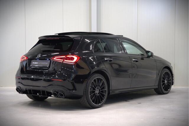 Mercedes-Benz A-KLASSE 250 e AMG Line | Panoramadak | Stoelverwarming | Keyless | Head-Up Display | 360 Camera | Apple Carplay | Ambiance Verlichting | Adaptive Cruise Control | Navigatie | DAB | Multibeam LED | SOH 96,96%