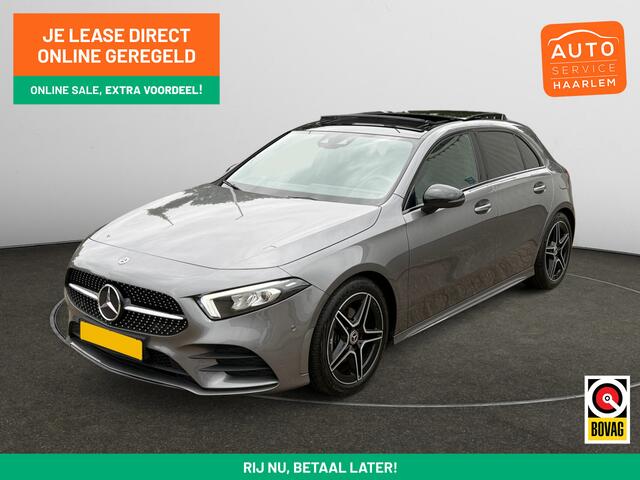 Mercedes-Benz A-KLASSE 180 AMG Night Edition Aut- Nap 9dkm, Dealer Onderhouden, Panoramadak, Sfeerverlichting
