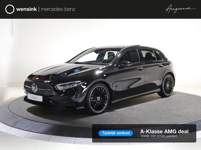 Mercedes-Benz A-KLASSE 180 Business Solution AMG | Panoramaschuifdak | Premium Plus | 19"AMG-velgen | Head-up display | Dodehoekassistent |
