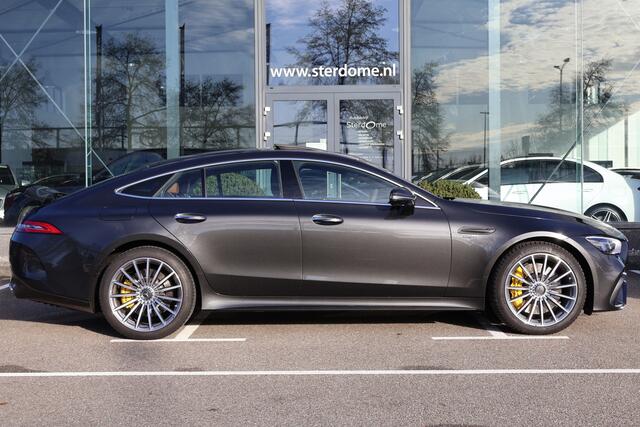 Mercedes-Benz AMG-GT 4-Door Coupe AMG 53 4MATIC+ Premium Plus I Performance stoelen I Achteras besturing I Luchtvering I Schuifdak I 360 camera I Distronic I Burmester I Head-up I Carbon pakket I I Nederlandse auto I 4 zitter I 1e eigenaar I Bruin leder I BTW auto I