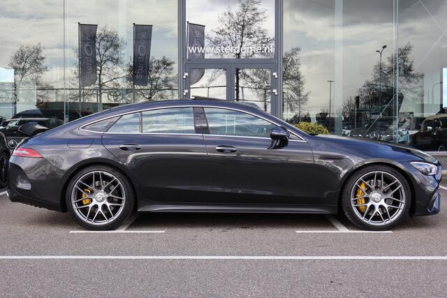 Mercedes-Benz AMG-GT 4-Door Coupe AMG 53 4MATIC+ Premium Plus I Performance stoelen I Achteras besturing I Luchtvering I Schuifdak I 360 camera I Distronic I Burmester I Head-up I Carbon pakket I I Nederlandse auto I 4 zitter I 1e eigenaar I Bruin leder I BTW auto I