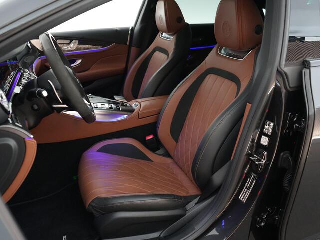 Mercedes-Benz AMG-GT 4-Door Coupe 63S AMG 640pk 4MATIC+ Premium Plus |Org NL|1e lak|dealer onderhouden|schuif/kantel|Burmester|keramisch|track pace|HUD|memory|Carbon exterieur|Carbon interieur|luchtvering|360 camera|21"|