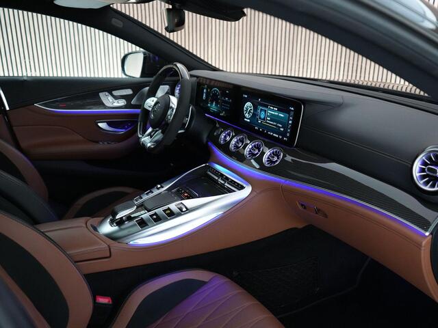 Mercedes-Benz AMG-GT 4-Door Coupe 63S AMG 640pk 4MATIC+ Premium Plus |Org NL|1e lak|dealer onderhouden|schuif/kantel|Burmester|keramisch|track pace|HUD|memory|Carbon exterieur|Carbon interieur|luchtvering|360 camera|21"|