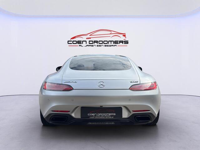 Mercedes-Benz AMG-GT 4.0 S |Lederen stoelen met memory|Burmester Audio|Keyless|Panoramadak|Dode Hoek sens.|Adaptive Cruise|Carbon interieur|Camera+Park. sens. V+A|Stoelverwarming| (*MET GARANTIE*)