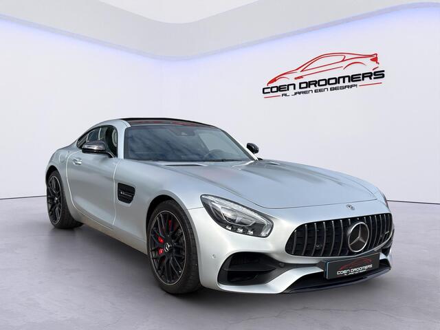 Mercedes-Benz AMG-GT 4.0 S |Lederen stoelen met memory|Burmester Audio|Keyless|Panoramadak|Dode Hoek sens.|Adaptive Cruise|Carbon interieur|Camera+Park. sens. V+A|Stoelverwarming| (*MET GARANTIE*)