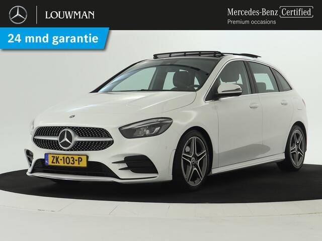 Mercedes-Benz B-KLASSE 180 Business Solution AMG | Apple Carplay/Android Auto | Elektrisch Glazen Panorama Dak | AMG Line | Inclusief 24 maanden MB Certified garantie voor Europa.