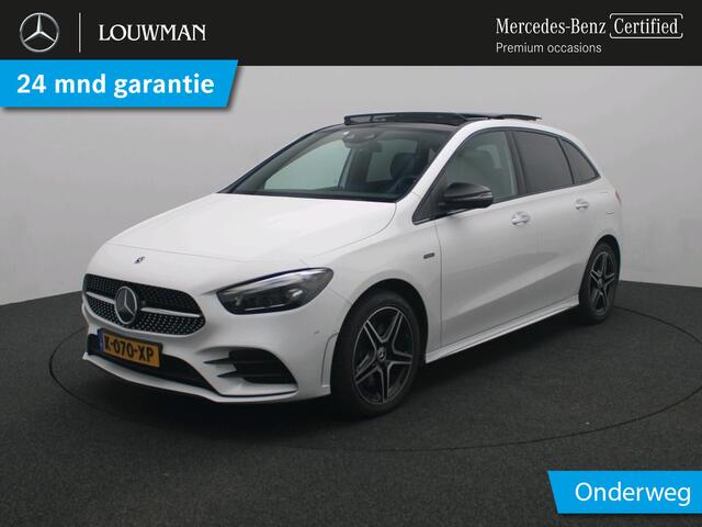 Mercedes-Benz B-KLASSE 250 e Business Solution AMG Limited Trekhaak | AMG Line | Night Pakket | Panorama Schuif-Kanteldak | Memory voorstoelen | Distronic. Inclusief 24 maanden MB Certified garantie voor Europa.