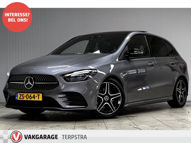 Mercedes-Benz B-KLASSE 200 Premium Plus AMG/ Night Pakket/ Trekhaak/ 164pk/ Wide-Screen/ LED Koplampen/ Panorama-Dak/ 18'' LMV/ Keyless/ Dode-Hoek DET./ Stoelverw./ Elek. Stoel(en) + Memory/ Zwarte-Hemel/ Apple + Android/ Elek. Klep