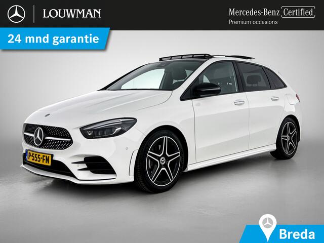 Mercedes-Benz B-KLASSE 200 Business Solution AMG | Panoramadak | Trekhaak | Achteruitrijcamera | Multibeam Koplampen | Inclusief 24 maanden MB Certified garantie voor Europa.