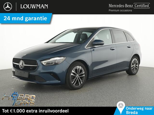 Mercedes-Benz B-KLASSE 250 e Plug-In Hybride Trekhaak | Panorama Schuif-Kanteldak | MultiBeam Ledkoplampen | Sfeerverlichting | Parkeerpakket met 360°-camera. Inclusief 24 maanden Mercedes-Benz Certified garantie voor Europa.