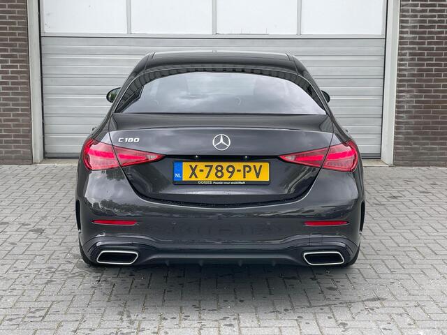 Mercedes-Benz C-KLASSE 180 AMG Line | Night Pakket | Apple CarPlay | Android Auto | Sfeerverlichting | Stoelverwarming | Achteruitrijcamera | Elektrisch Inklapbare Buitenspiegels