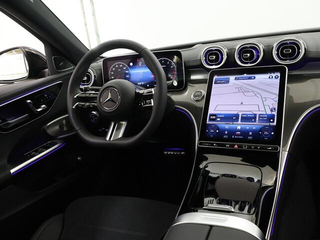 Mercedes-Benz C-KLASSE 180 AMG NIGHT Premium Plus | Head Up Dsiplay | Panoramadak | 360 camera | Stoelgeheugen | Keyless Entry | Apple Carplay | BURMESTER 3D |