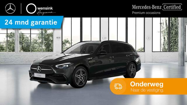 Mercedes-Benz C-KLASSE Estate 300 e AMG Line | Night | Panoramadak | Agility Control | Sfeerverlichting |