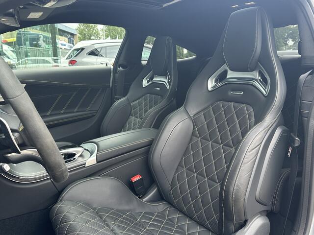 Mercedes-Benz C-KLASSE Coupé AMG 63 S Edition 1 V8 l Panoramadak l Memory l Keramische l Akrapovic uitlaat l 360 Camera l Burmester l Distronic l l Uniek l IWC Klok l Stoelverwarming l Carbon spiegels l