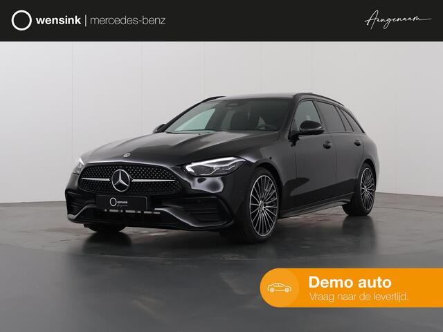 Mercedes-Benz C-KLASSE Estate 180 AMG Night | Panoramadak | 19 inch lichtmetalen velgen | Massage stoelen | Memory pakket | Night Pakket | Sfeerverlichting |