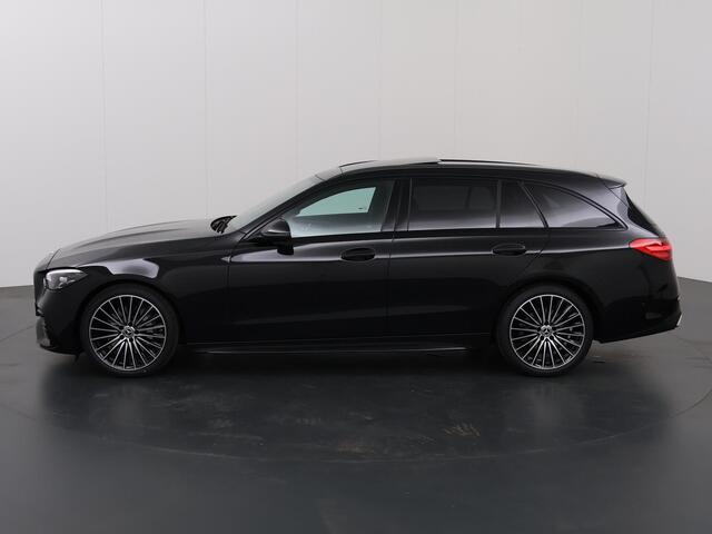 Mercedes-Benz C-KLASSE Estate 180 AMG Night | Panoramadak | 19 inch lichtmetalen velgen | Massage stoelen | Memory pakket | Night Pakket | Sfeerverlichting |