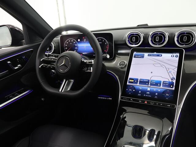 Mercedes-Benz C-KLASSE Estate 180 AMG Night | Panoramadak | 19 inch lichtmetalen velgen | Massage stoelen | Memory pakket | Night Pakket | Sfeerverlichting |