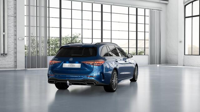 Mercedes-Benz C-KLASSE Estate 300 e Business Solution AMG | Trekhaak | Nightpakket | AMG Line Premium Plus | Parkeerpakket met 360°-camera | Antidiefstalpakket GUARD 360° Plus | KEYLESS GO-comfortpakket | EASY PACK achterklep |
