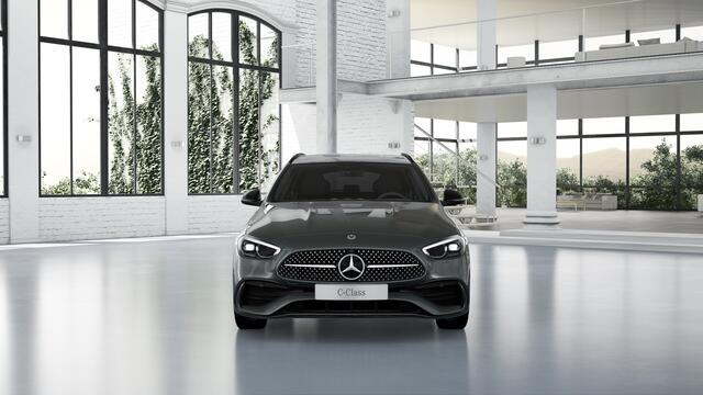 Mercedes-Benz C-KLASSE Estate 300 e Business Solution AMG | Trekhaak | Nightpakket | Parkeerpakket met 360°-camera | KEYLESS GO | Dodehoekassistent | Antidiefstalpakket GUARD 360° Plus | EASY PACK achterklep | Memorypakket |