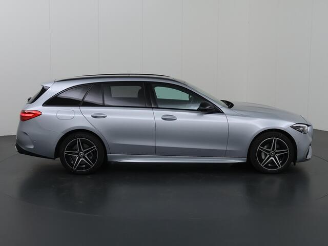 Mercedes-Benz C-KLASSE 300e AMG Line | Night | Panoramadak | 360 graden camera | Dakrails |